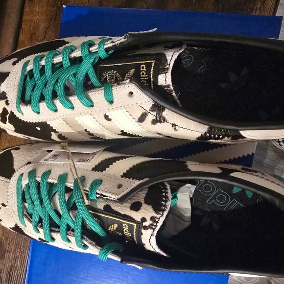 Adidas Originals Women's SL 72 OG Sneakers Cow Print JR1639 Size 8 US NEW - Picture 8 of 14